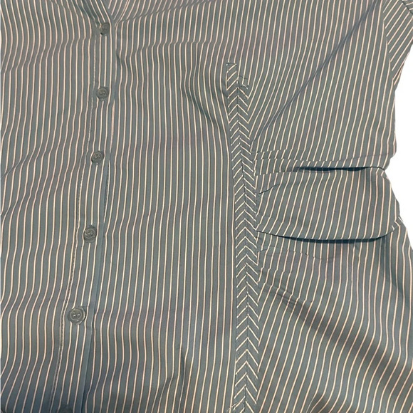 New York & Co stripe button down shirt, size XL - Picture 5 of 5